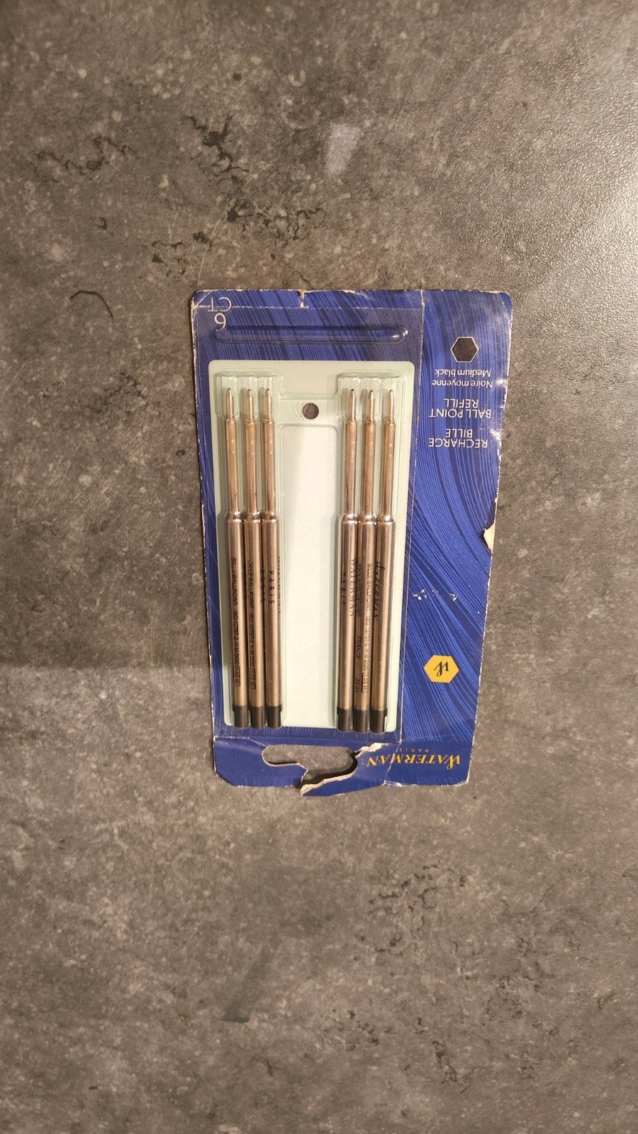 waterman balpen vulling zwart, Verzenden