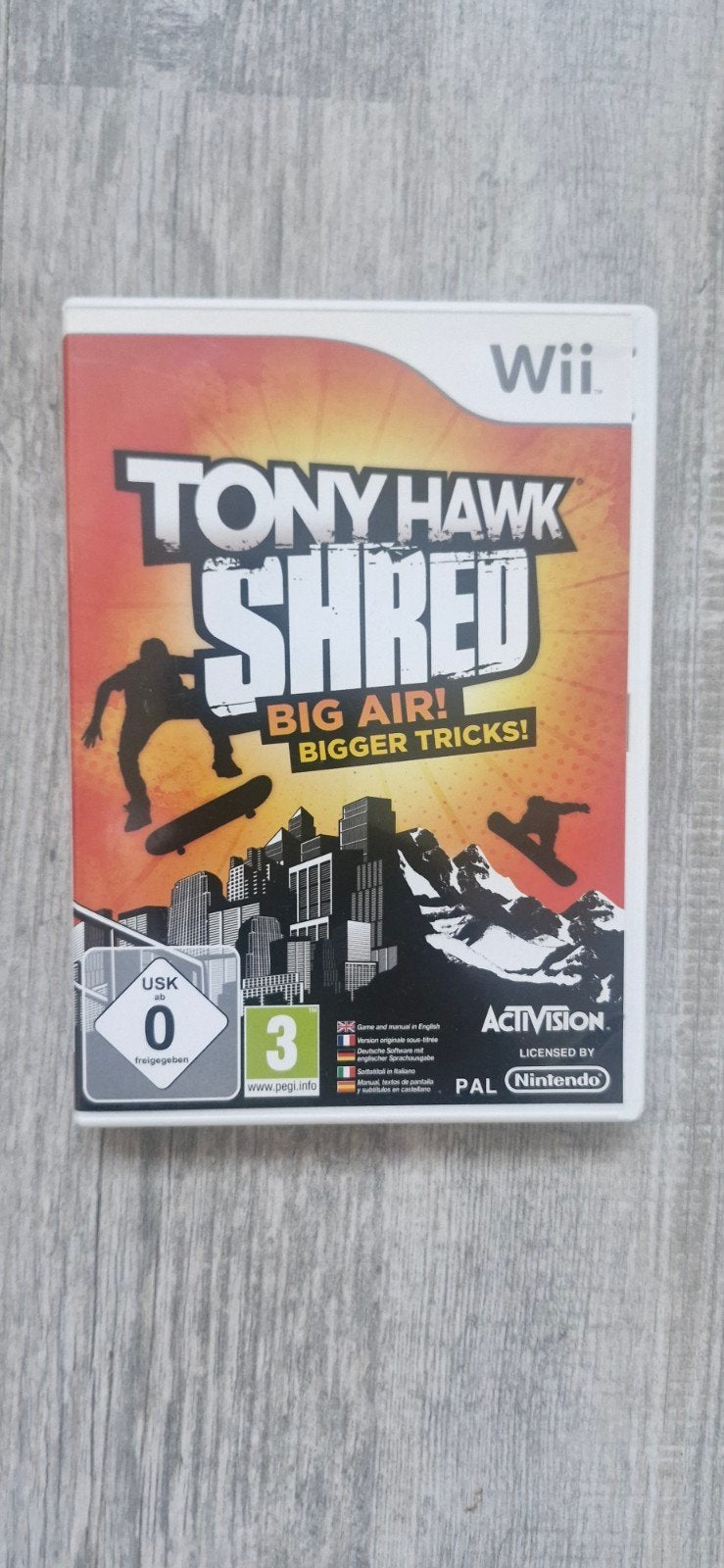Tony Hawk: Shred (Wii) - Skateboard & Snowboard Game, Spelcomputers en Games, Games | Nintendo Wii, Gebruikt, 1 speler, Ophalen of Verzenden