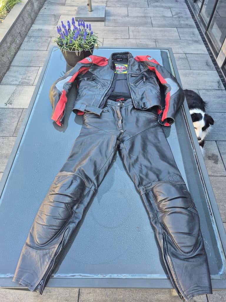 Leren MQP motorpak mt 40, Ophalen of Verzenden, Tweedehands, Combipak
