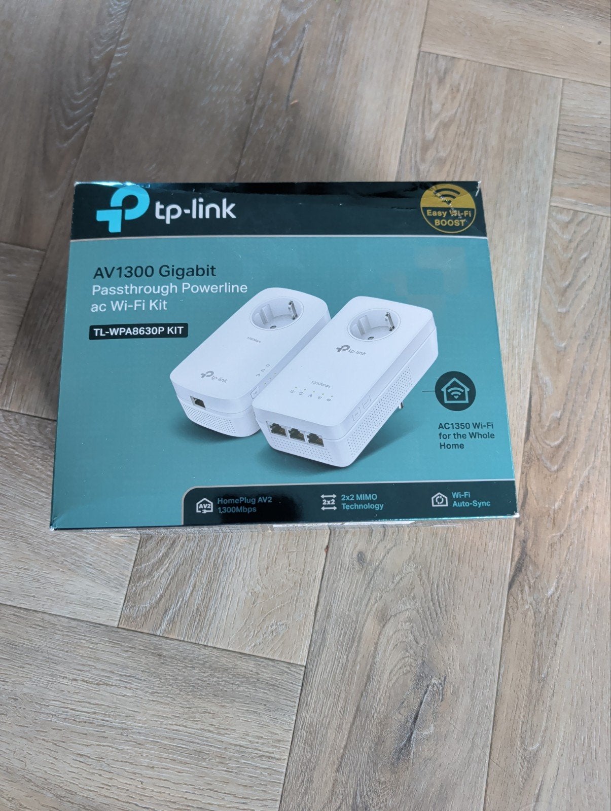 TP-Link AV1300 Gigabit Powerline ac Wi-Fi Kit TL-WPA8630P, Computers en Software, Powerlines, Ophalen of Verzenden, Nieuw, TP-Link