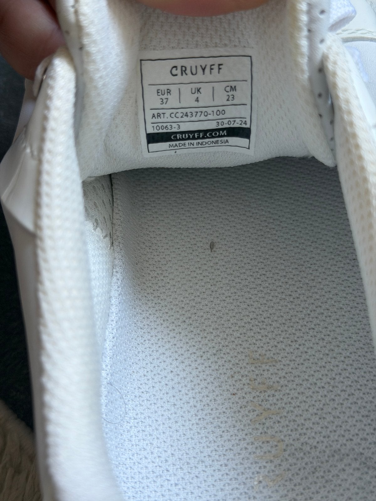 Cruyff schoenen maat 37, Kleding | Dames, Ophalen of Verzenden, Nieuw, Wit, Sneakers of Gympen