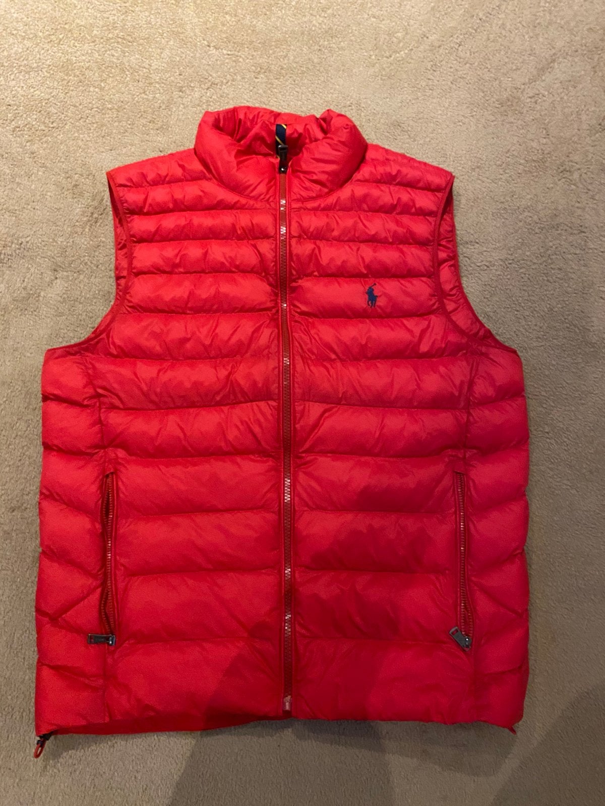 Ralph Lauren The Colden Packable Vest Bodywarmer, Ophalen of Verzenden, Zo goed als nieuw, Maat 46 (S) of kleiner, Rood