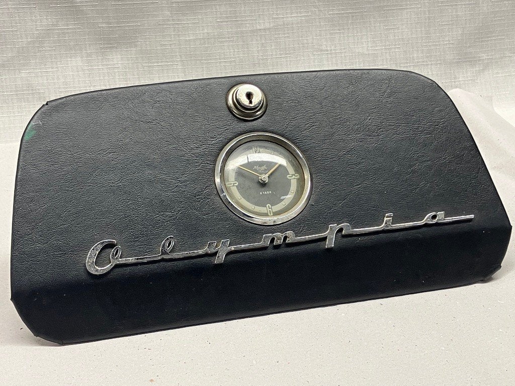 Opel Olympia Rekord Kienzle 8-daagse klok ca. 1955, Verzenden, Gebruikt, Opel