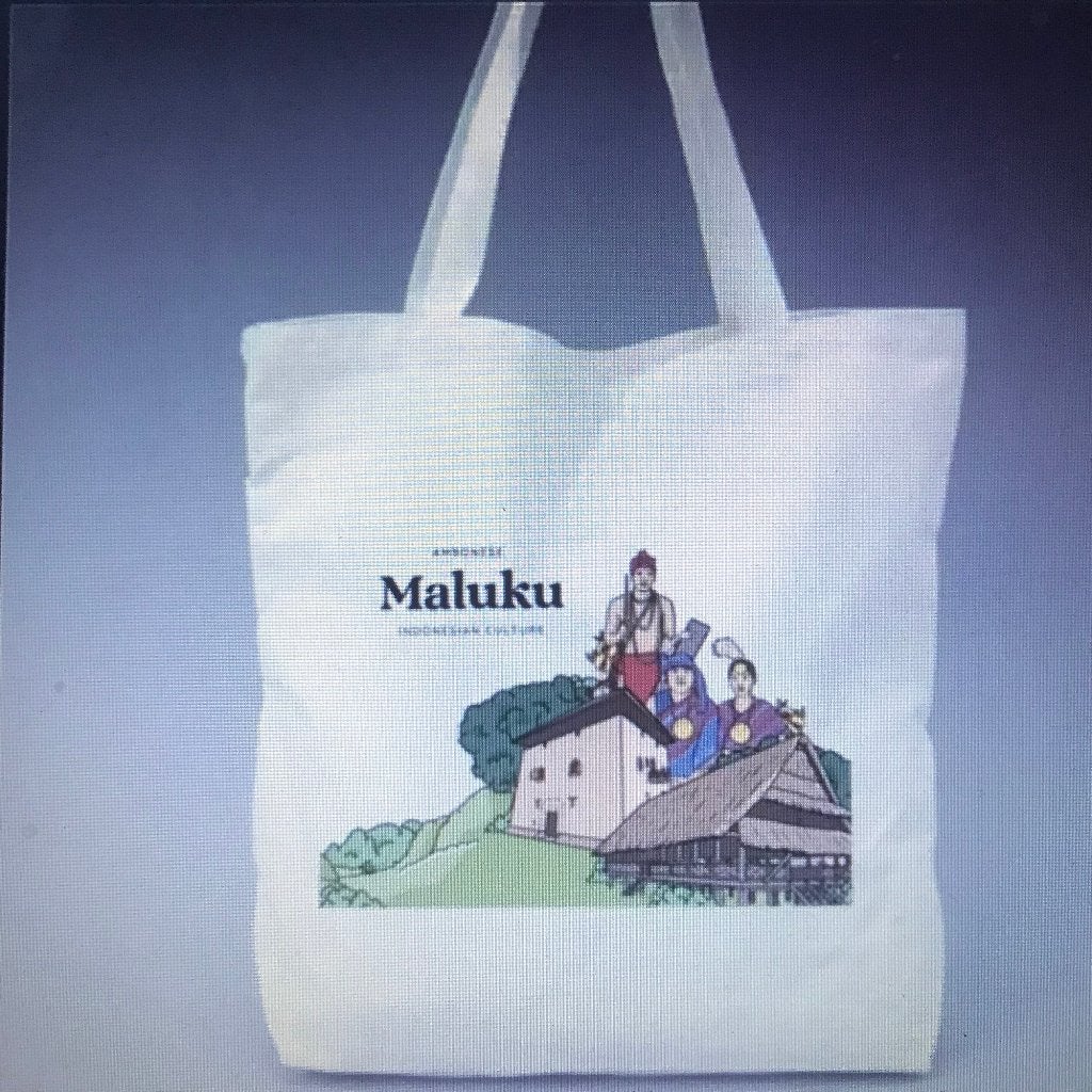 Hele mooie MALUKU eilanden-Tas (Schouder-/HandTas), Verzenden, Nieuw, Wit
