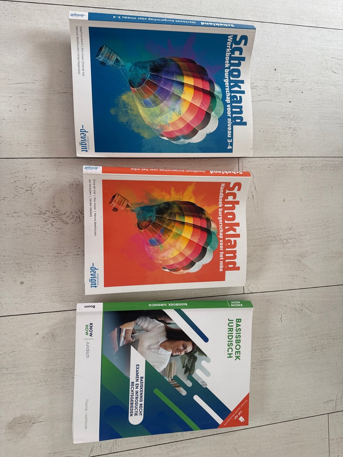Schokland en Basisboek Juridisch - Studieboeken, Verzenden, Gamma, Zo goed als nieuw, MBO