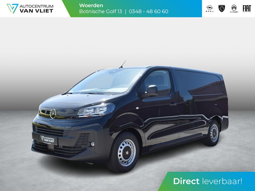 Opel Vivaro Electric L3 75 kWh | tot 8 jaar garantie | Apple, Auto's, Bestelauto's, Met garantie (alle), 2027 kg, Zwart, Origineel Nederlands