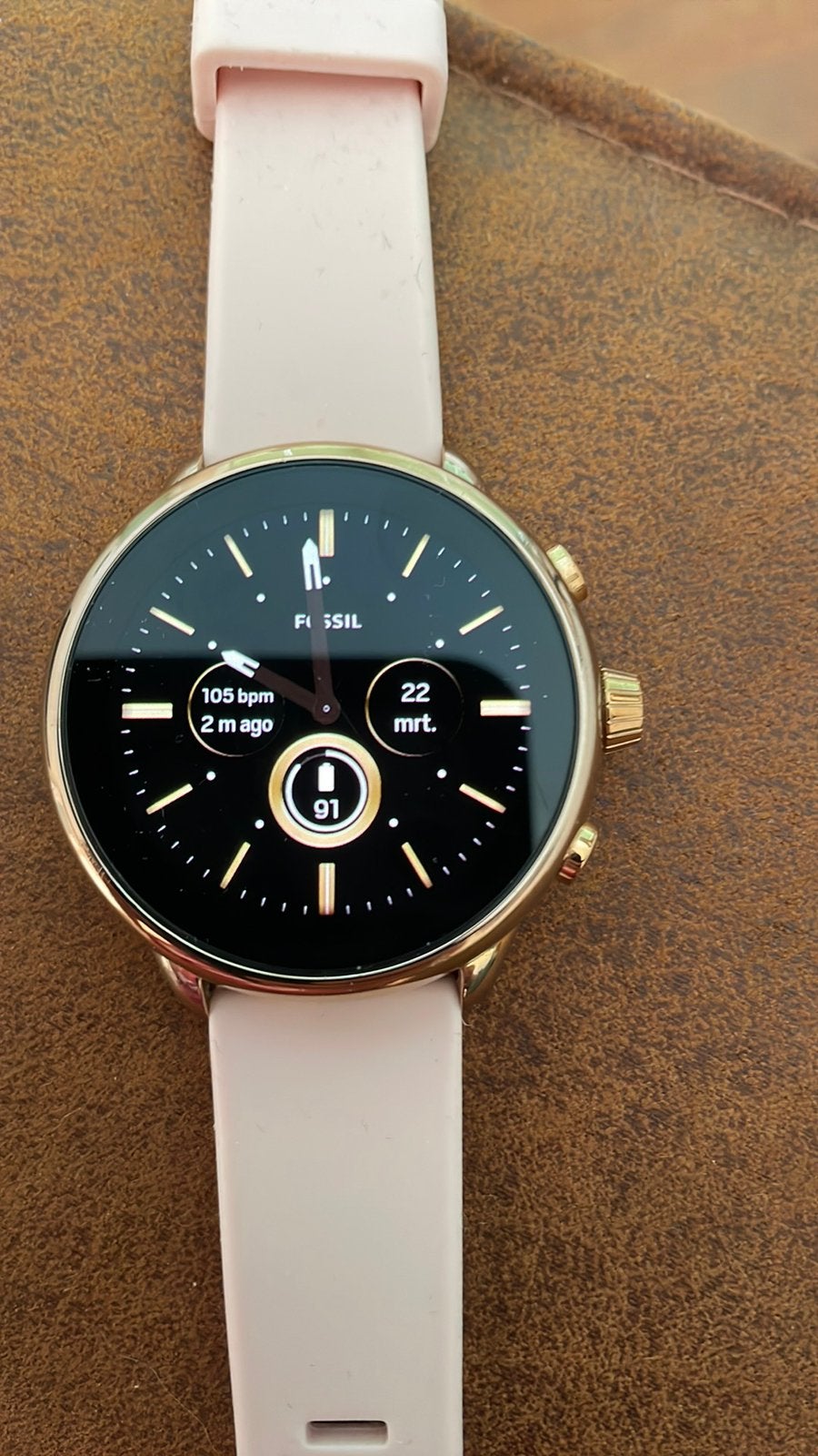 Fossil smartwatch Gen 6, Sieraden, Tassen en Uiterlijk, Ophalen, Zo goed als nieuw, Zwart, Android