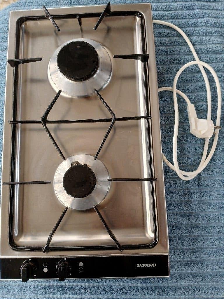 Gaggenau 2 pits kookplaat, domino, gasfornuis, Witgoed en Apparatuur, Kookplaten, Gebruikt, 3 kookzones of minder, Ophalen of Verzenden
