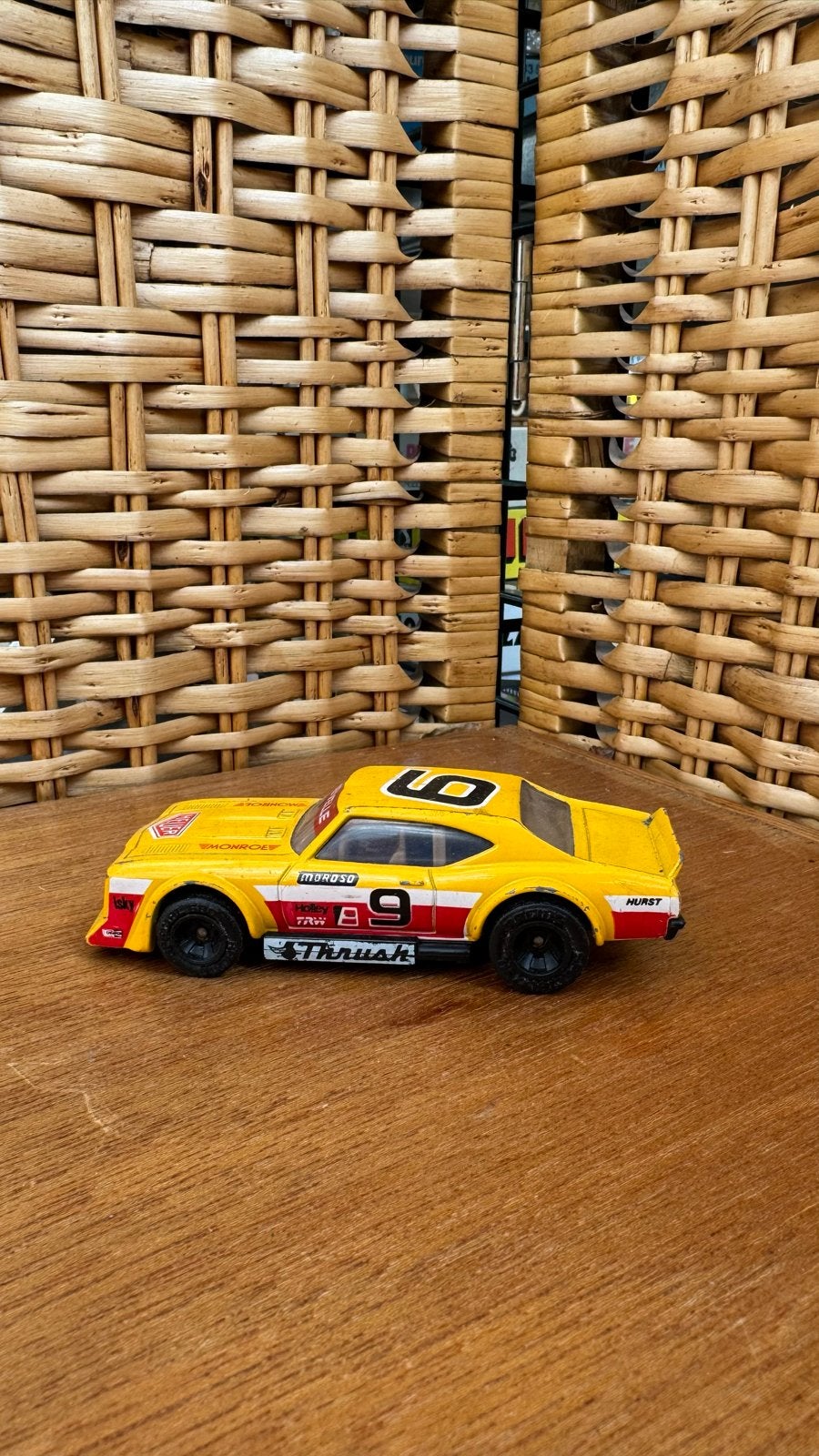 Matchbox Special Pro-Stocker Chevelle #9 - Geel, Ophalen of Verzenden, Gebruikt
