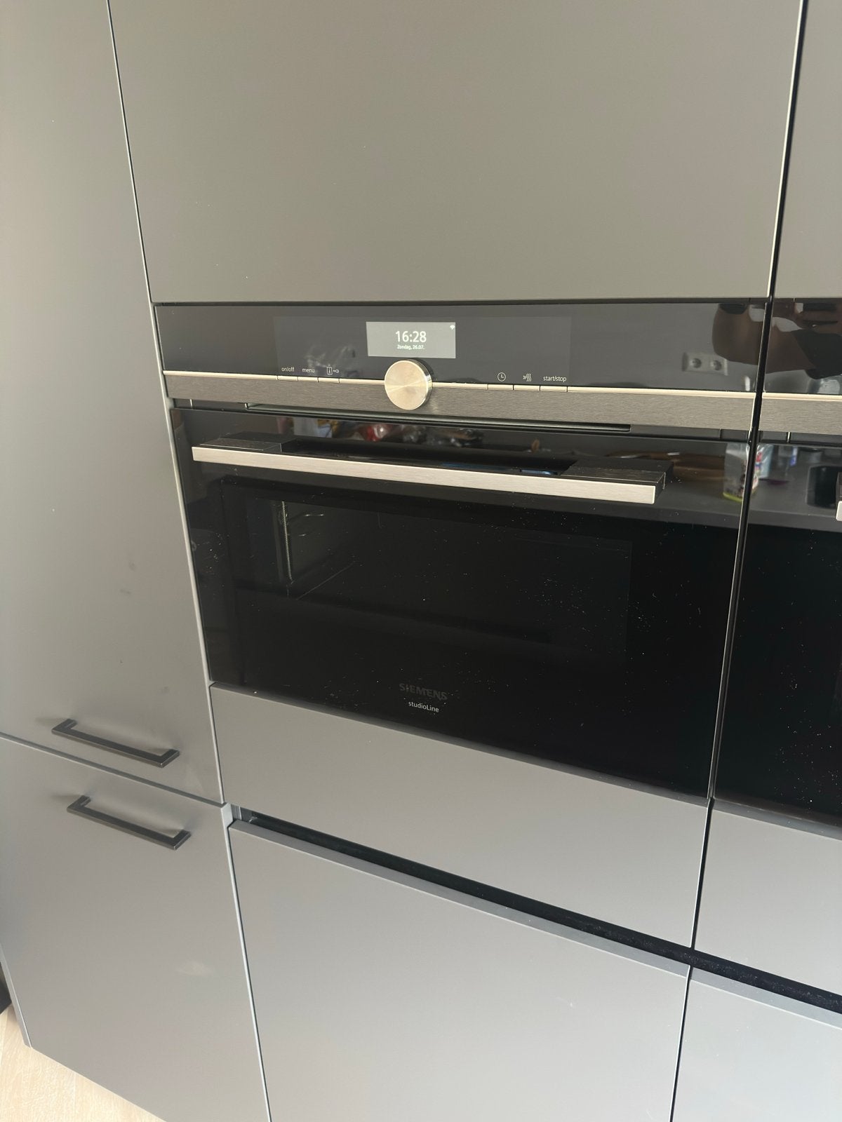 Zo goed als nieuwe Siemens studioLine Combi-Stoomoven, Witgoed en Apparatuur, Ovens, Ophalen, 45 tot 50 cm, Hete lucht, 60 cm of meer