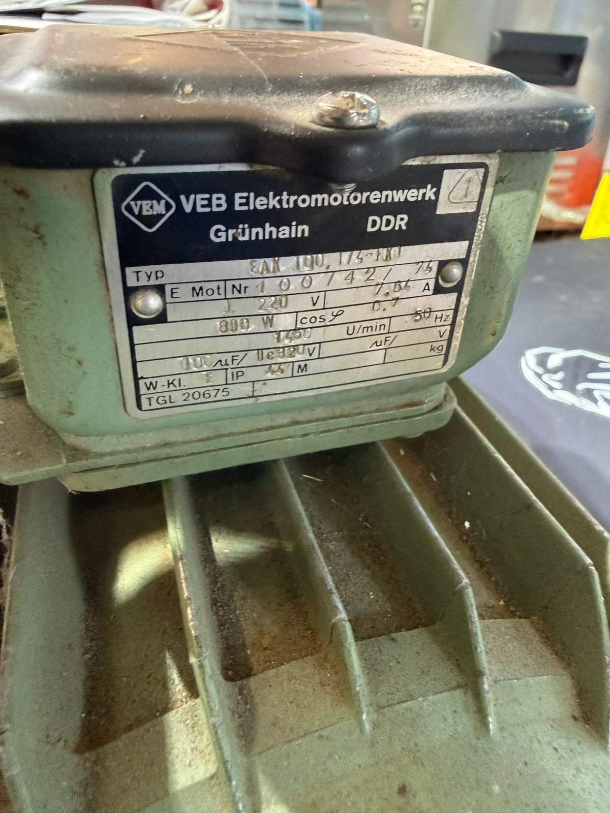 Elektromotor 230 volt, Doe-het-zelf en Verbouw, Ophalen of Verzenden, Zo goed als nieuw, 1200 watt of meer