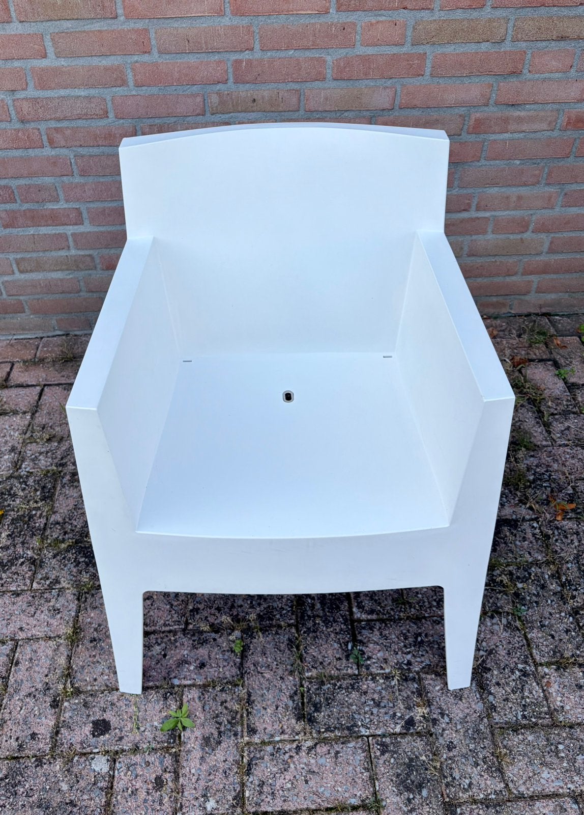 Prachtige Driade Toy Designstoel – Philippe Starck – Wit, Tuin en Terras, Ophalen