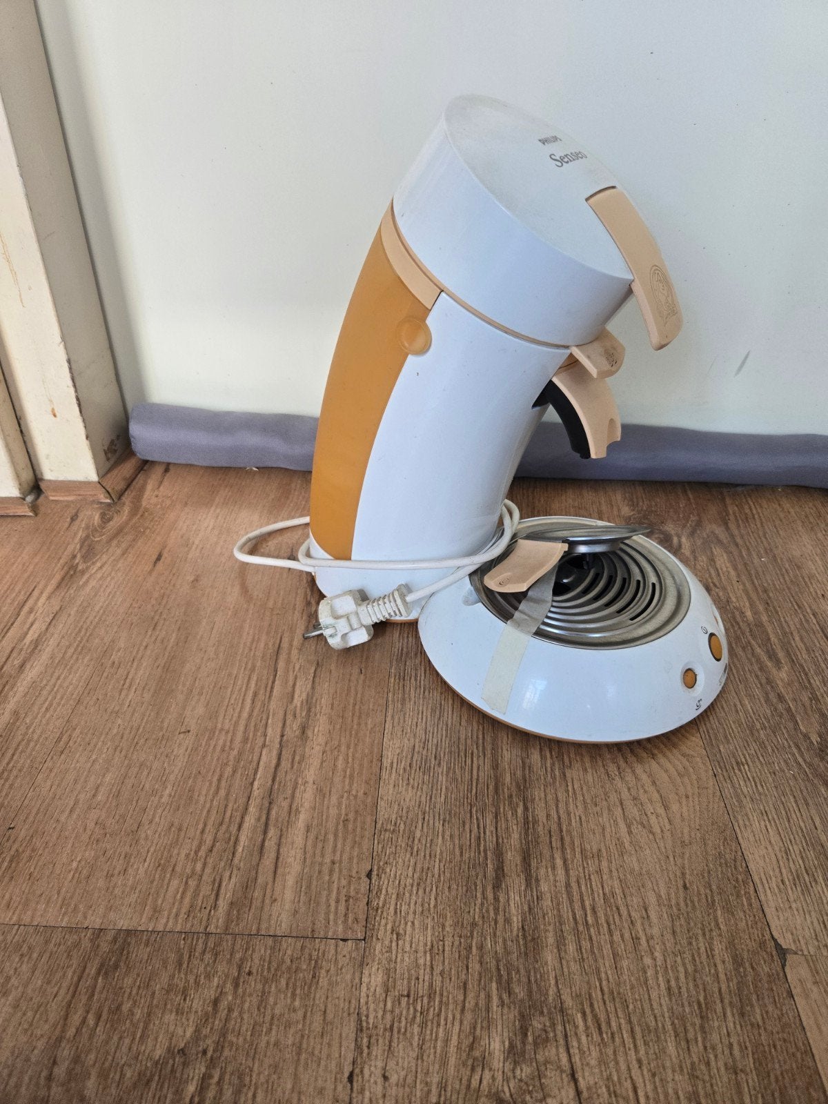 Philips senseo koffiezetapparaat wit/oranje (wk) koffie, Ophalen of Verzenden, Koffiemachine