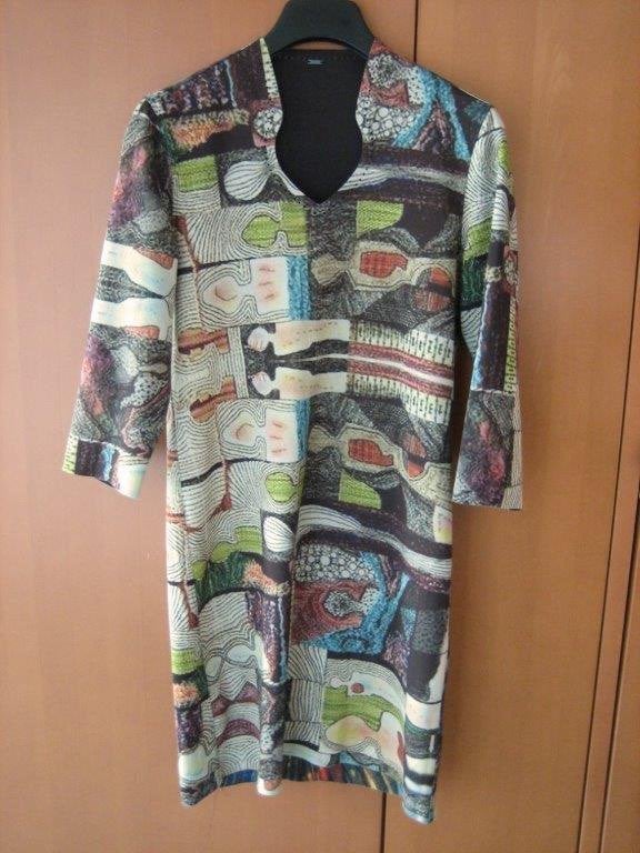 Zeer aparte reversible jurk LIZZY & COCO maat M snazzeys, Kleding | Dames, Jurken, Maat 38/40 (M), Nieuw, Lizzy & Coco, Onder de knie