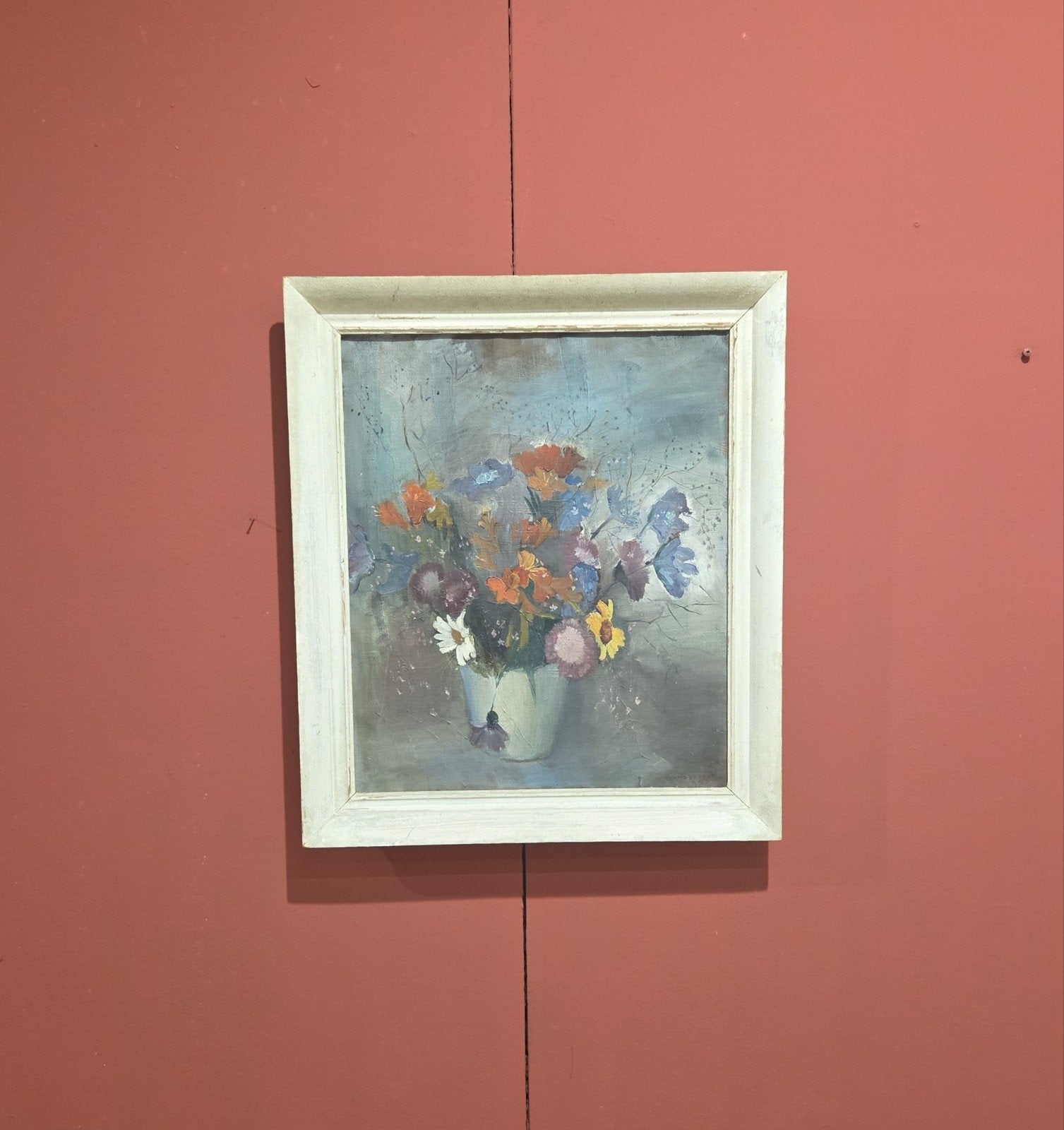 Anneke van der Feer 1902–1956 Bloemen, Ophalen, Gesigneerd, Olieverf, Bloemen