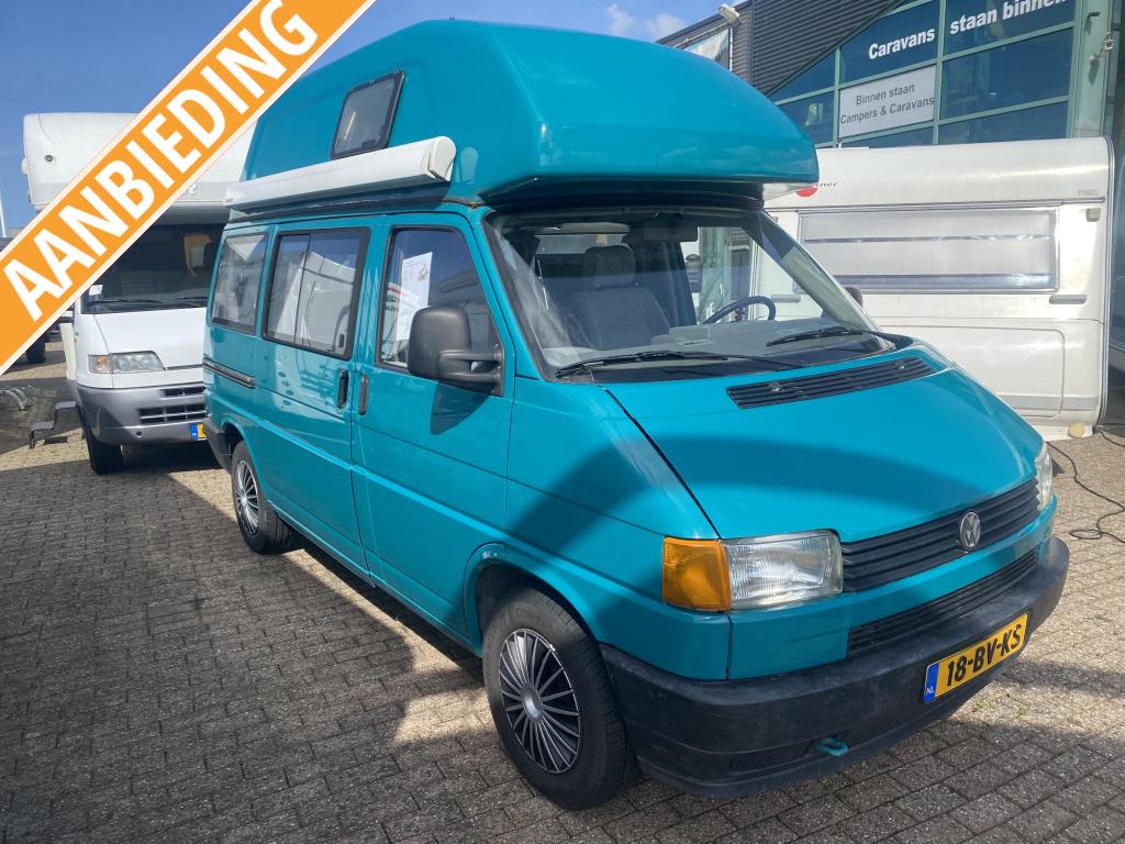 Volkswagen California 4 T Leuke buscamper hoogdak, Buscamper of Camperbus, Volkswagen, Bedrijf, Handgeschakeld