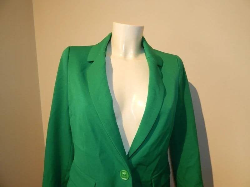 King Louie groene blazer mooie frisse tint mt M, Maat 38/40 (M), Verzenden, Zo goed als nieuw, Jasje