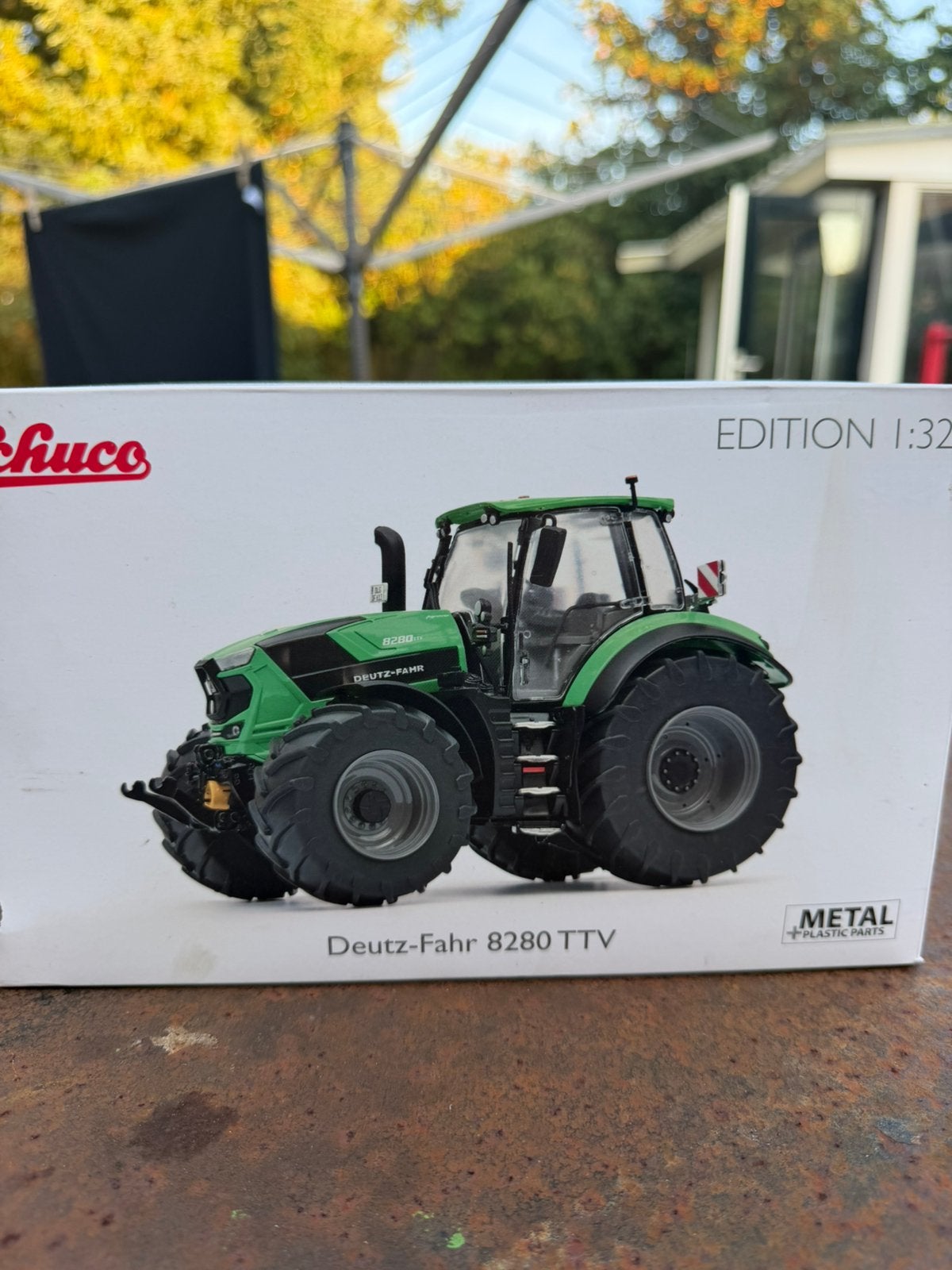 Schuco Deutz-Fahr 8280 TTV, Ophalen of Verzenden, Zo goed als nieuw, Tractor of Landbouw, Schuco