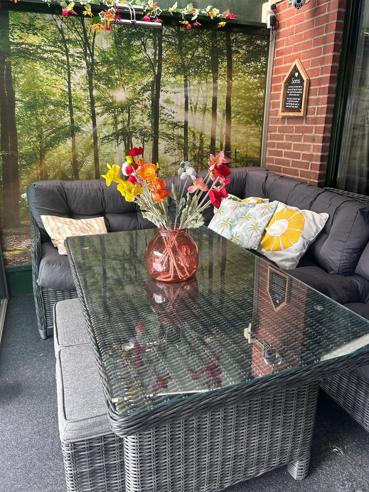 Camden Lounge-Diningset | Charcoal met nieuwe kussens, Tuin en Terras, Ophalen, Overige materialen, Gebruikt, Loungeset