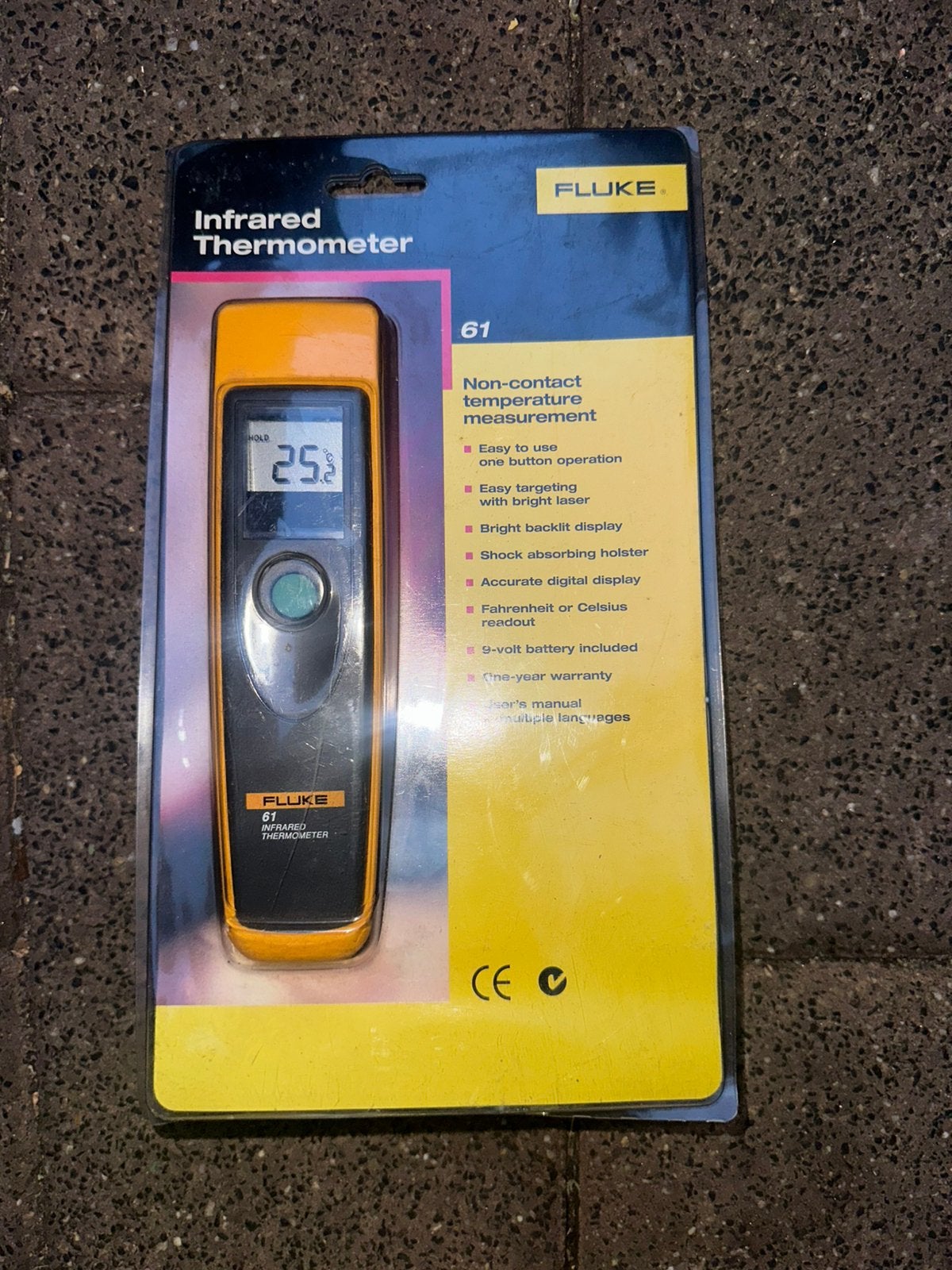 Infrared Thermometer Fluke 61 (Nieuw), Doe-het-zelf en Verbouw, Ophalen of Verzenden, Nieuw, Multimeter