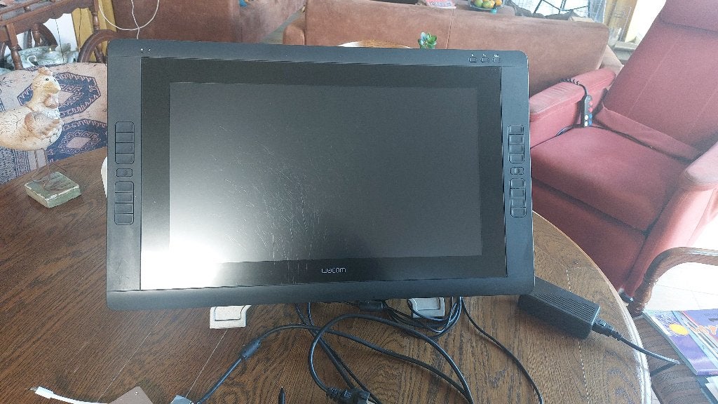 Wacom Cintiq 22 inch tekenblad, Computers en Software, Ophalen of Verzenden, Gebruikt, Bedraad, Wacom Cintiq