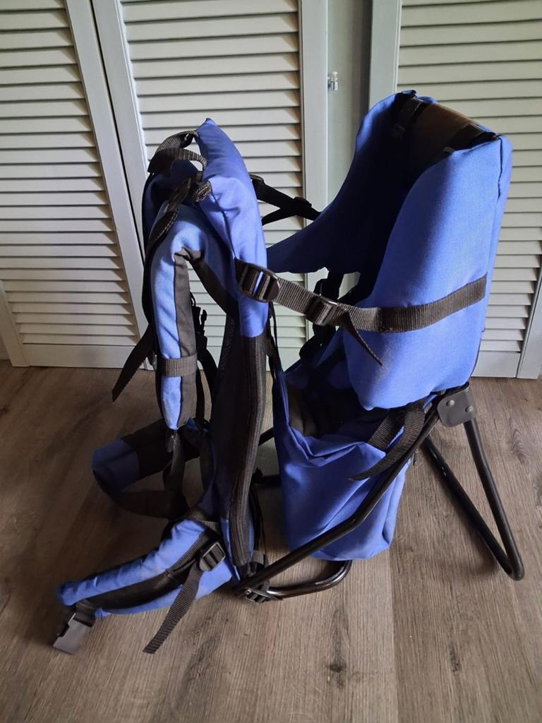 Jokkmokk Rugdrager voor kind - Blauw, Ophalen