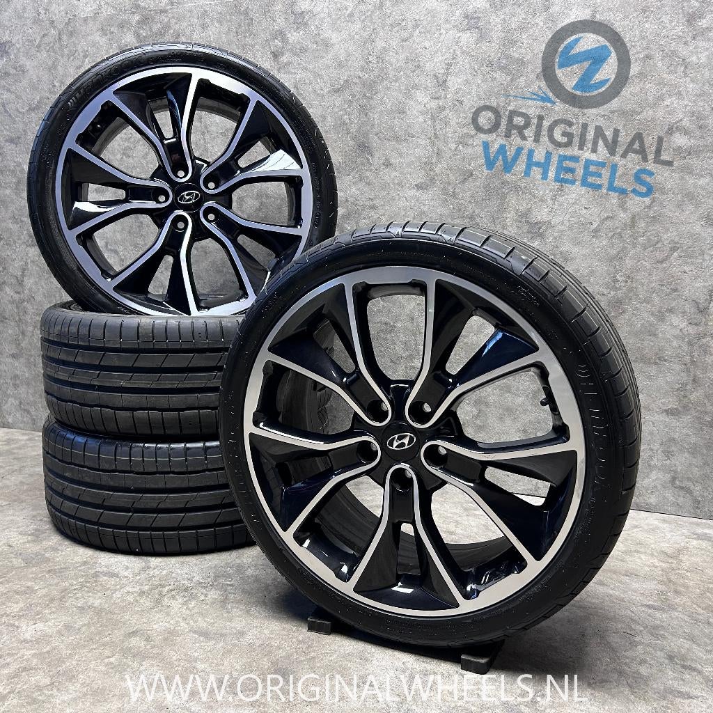 19 inch originele Maxion velgen + zomerbanden Hyundai I30 N, 19 inch, Gebruikt, Banden en Velgen, Ophalen of Verzenden