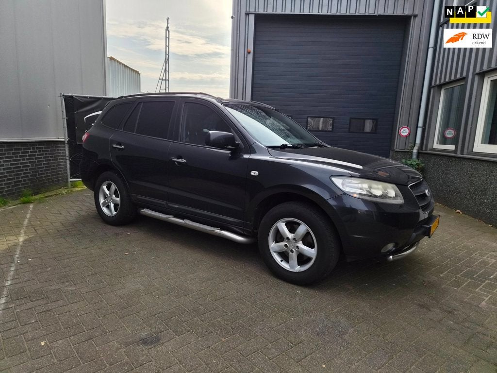 Hyundai Santa Fe 2.2 CRDi VGT StyleVersion, Auto's, Gebruikt, Zwart, 4 cilinders, Zwart