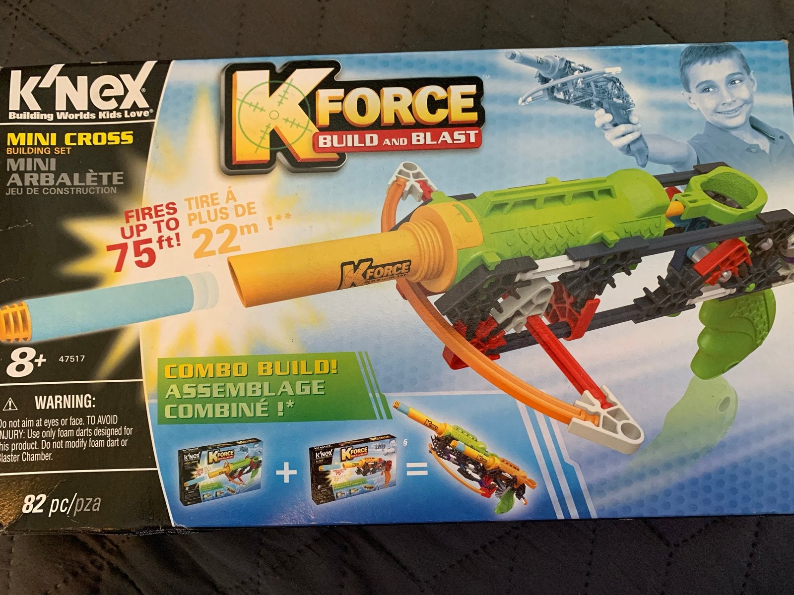 K'Nex Knex K-Force Build and Blast Mini Cross Boogschietset, Ophalen of Verzenden, Nieuw, K'nex