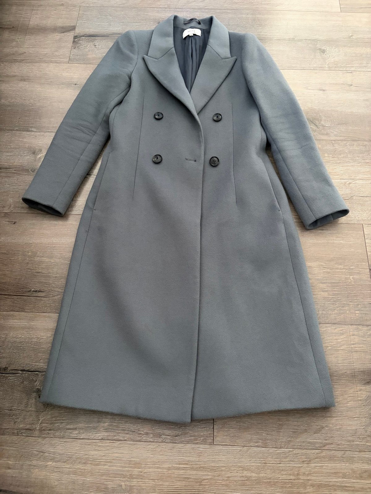 Reiss Parka winterjas - Grijs, Verzenden, Zo goed als nieuw, Maat 36 (S), Grijs