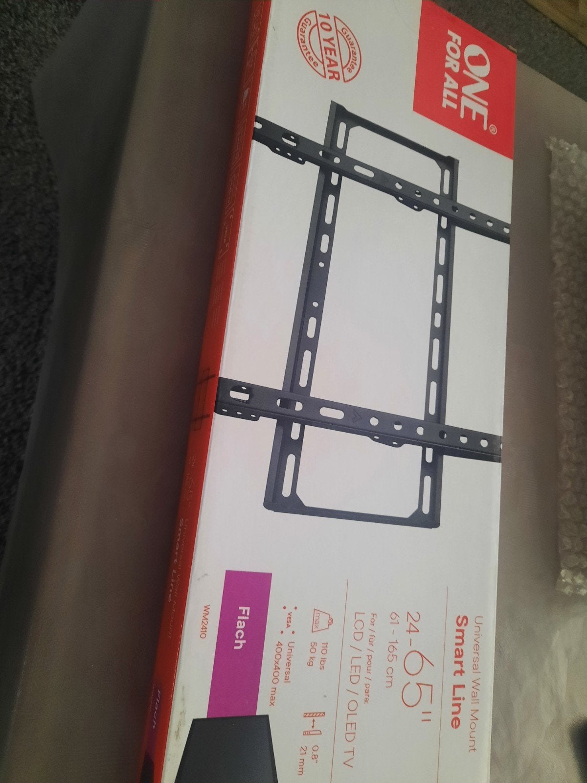 Universele Smart Line TV Muurbeugel 24-65 inch, Ophalen of Verzenden, Nieuw