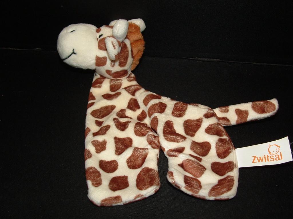 XPECT ZWITSAL GIRAFFE KNUFFELDOEK VELOURS ROOMWIT, Verzenden, Nieuw, Overige typen