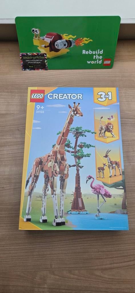 LEGO Creator 31150 Wilde Dieren Safari nieuw, Ophalen of Verzenden, Nieuw, Complete set, Lego