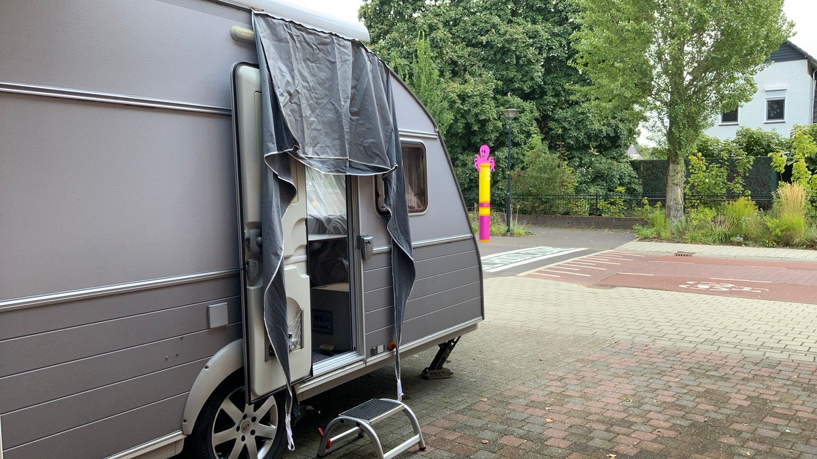 Caravan deurluifel, Ophalen of Verzenden, Gebruikt