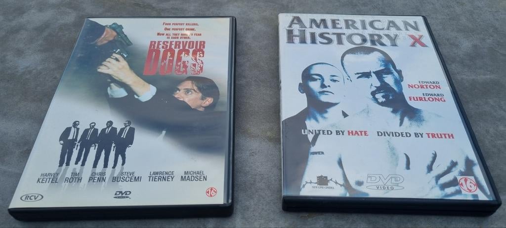 Reservoir Dogs & American History X, Gebruikt, Vanaf 16 jaar, Boxset, Actiethriller