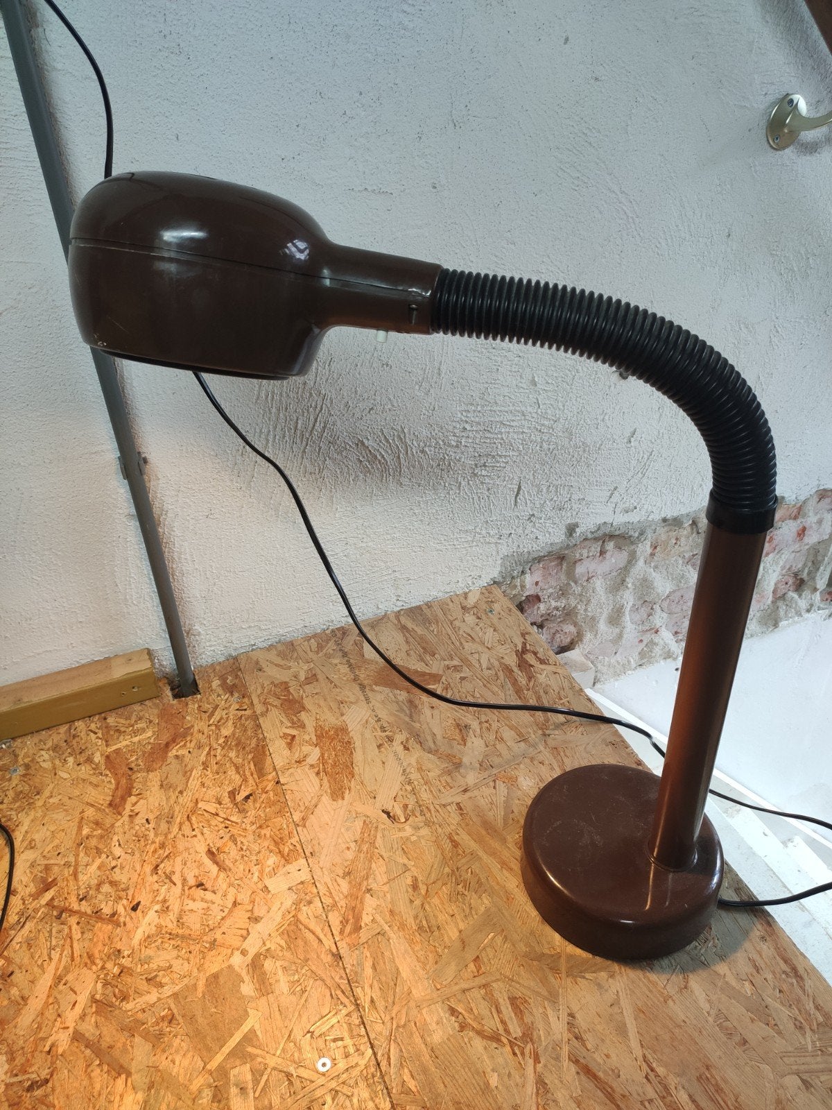 Vintage Fagerhults Tafellamp - Bruin, Verstelbaar. WD-18., Inclusief lichtbron, Bureaulamp, Overige merken, Vintage