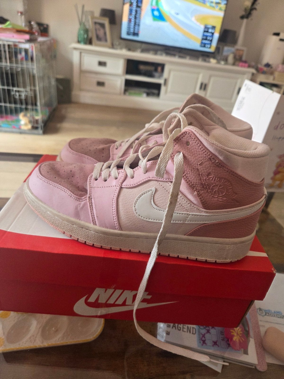 Roze Nike Air Jordan Sneakers Maat 40, Ophalen of Verzenden