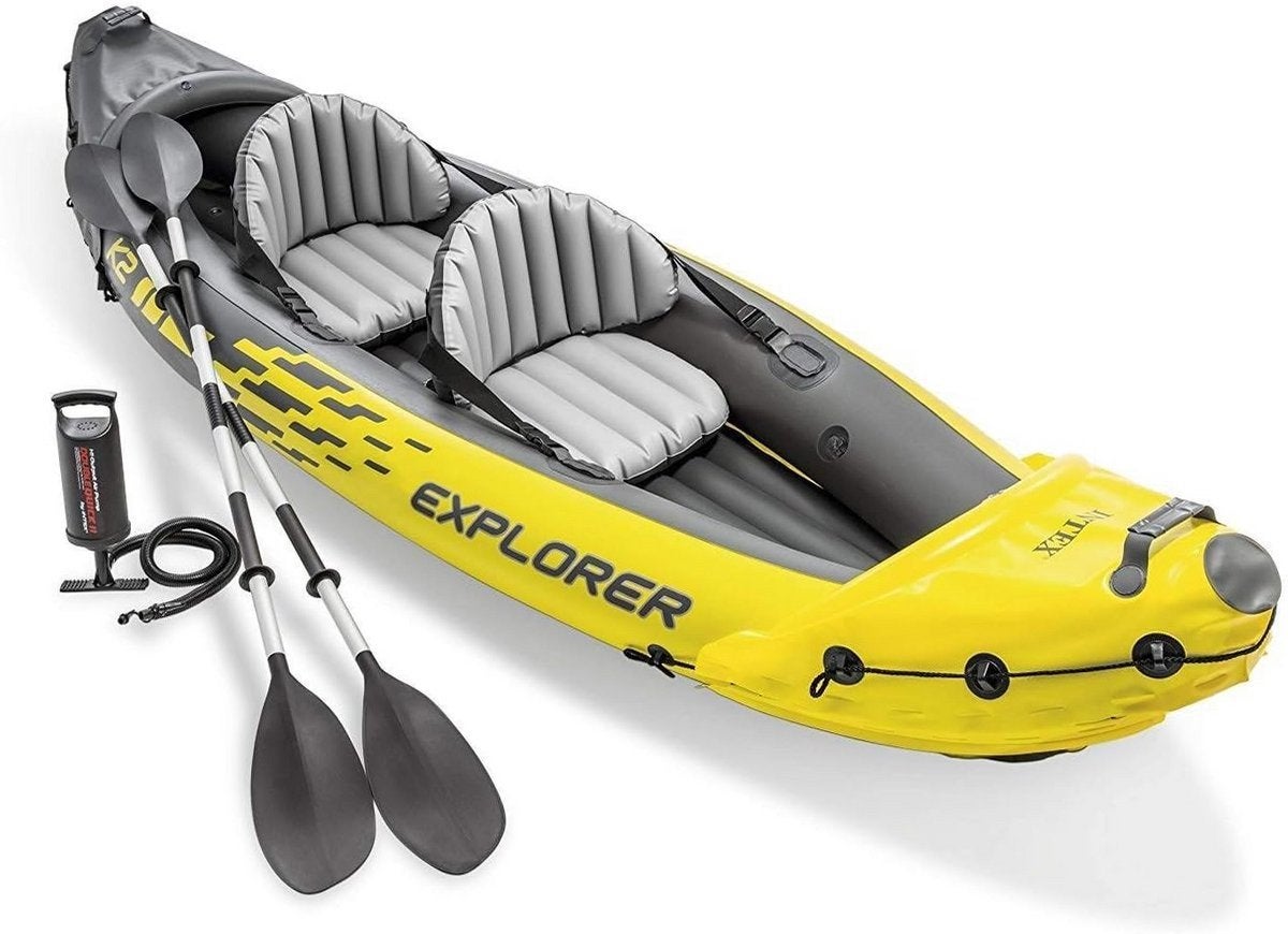 Kajak 2 persoons Explorer K2 Intex, Watersport en Boten, Ophalen, Nieuw, Twee personen, Kajak