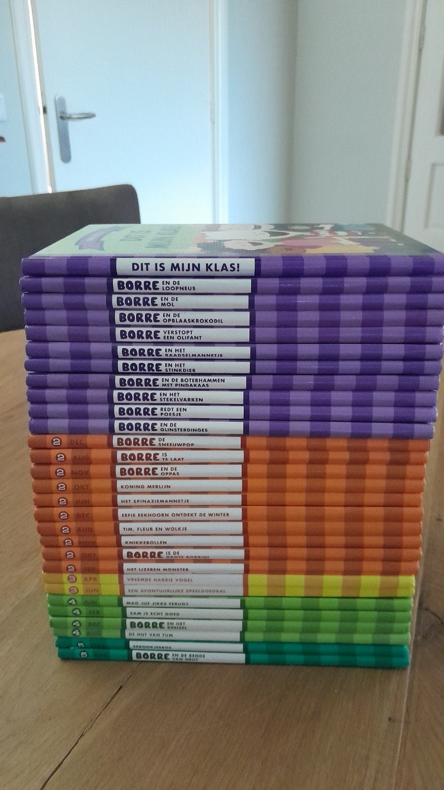 Stapel "de Gestreepte boekjes" van BORRE. 29 stuks., Boeken, Ophalen of Verzenden, Zo goed als nieuw, Fictie algemeen