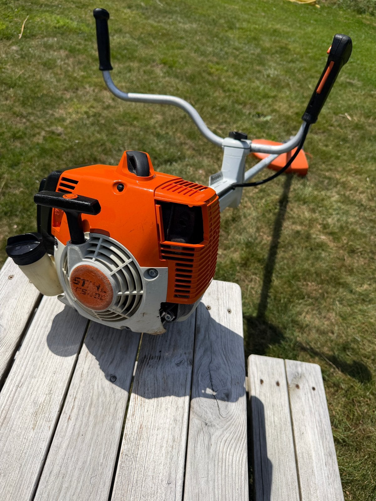 ‼️ stihl fs400 bosmaaier ‼️, Ophalen, Zo goed als nieuw, Benzine