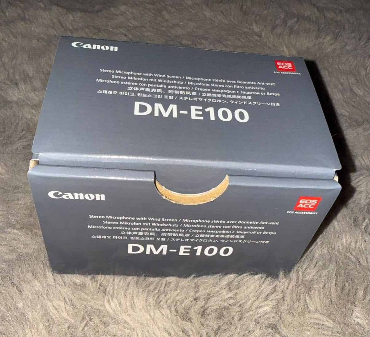 Canon DM-E100 Stereo Microfoon voor Canon EOS R50, Ophalen of Verzenden, Nieuw, Studiomicrofoon