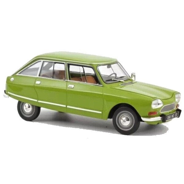 Citroen Ami 8 Club 1969 Iris Groen Schaal 1/18 Norev, Hobby en Vrije tijd, Auto, Norev, Ophalen of Verzenden, Norev
