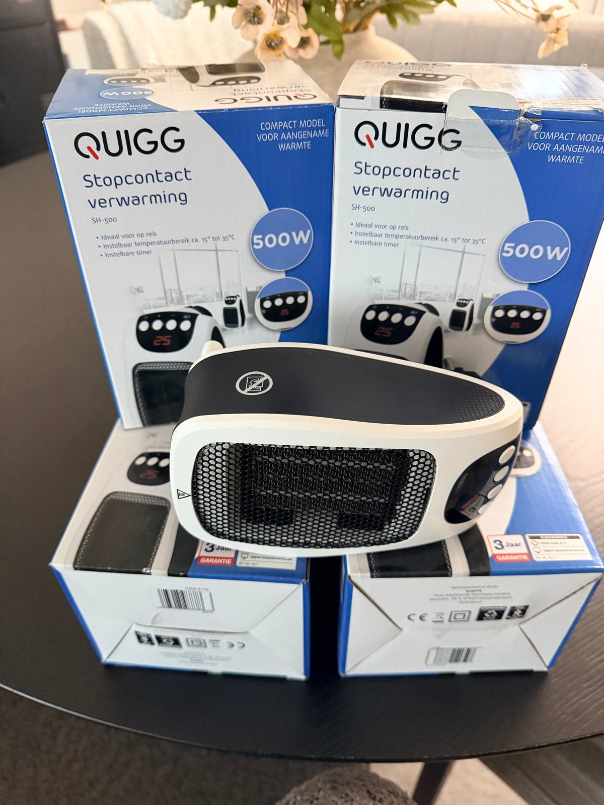 Quigg Stopcontact Verwarming SH-500 (4 stuks), Ophalen of Verzenden, Zo goed als nieuw, 500 tot 800 watt, Overige typen