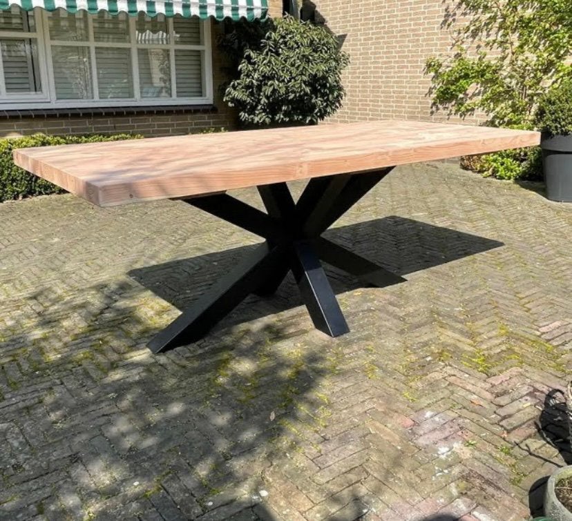 Douglas tuintafel, Ophalen, Nieuw, Rechthoekig, Hout
