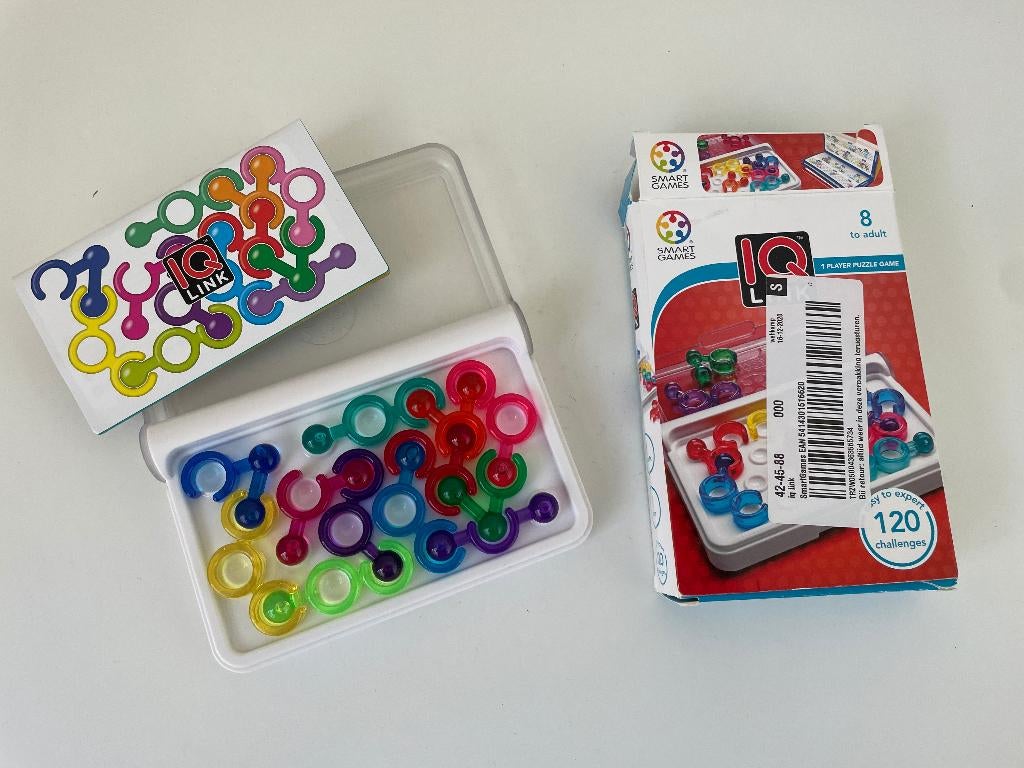 D978 Smart Games IQ Link Breinbreker Puzzel, Kinderen en Baby's, Speelgoed | Educatief en Creatief, Ophalen of Verzenden, Gebruikt