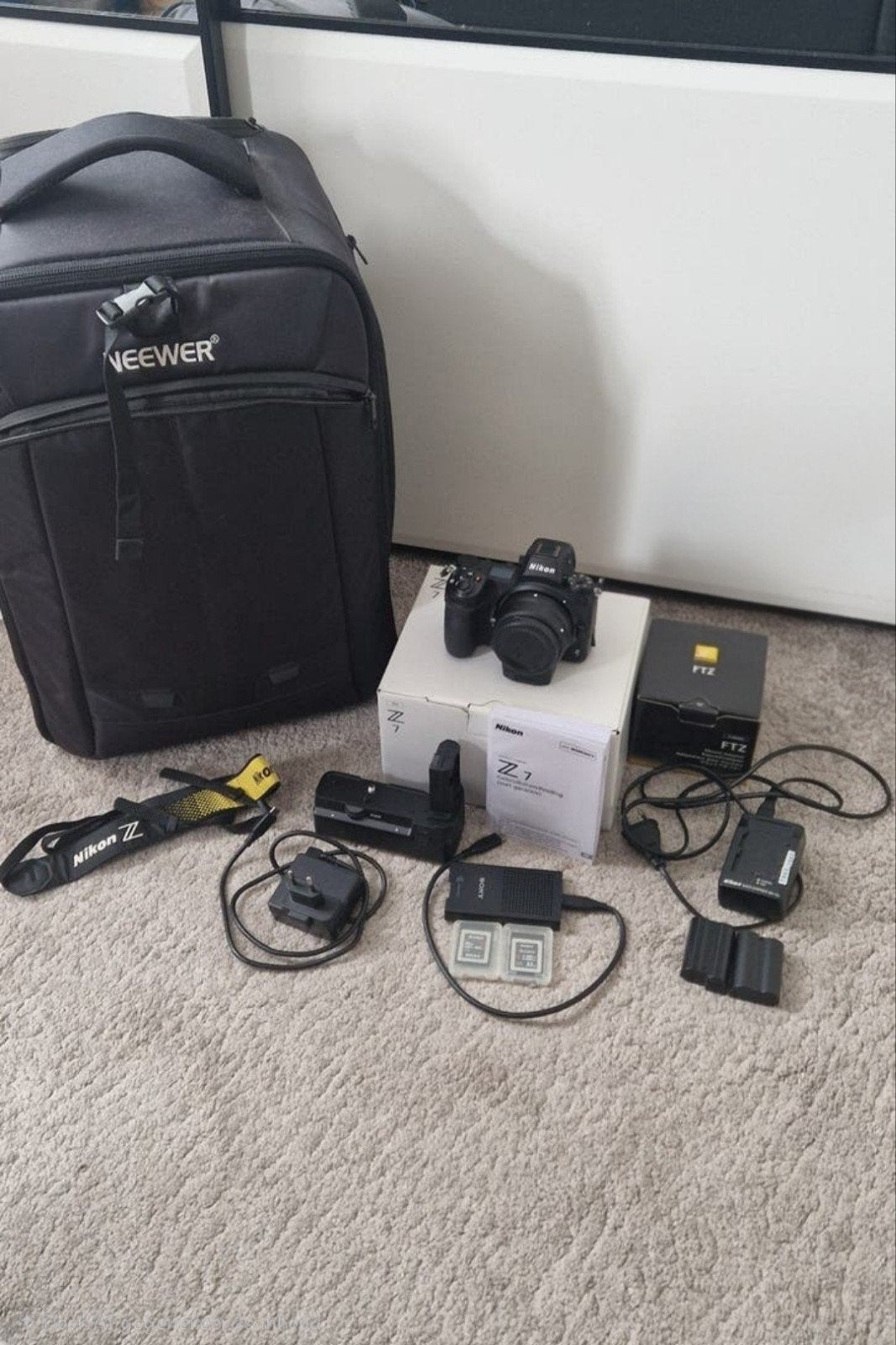 Nikon Z7 Professionele Camera Set met Veel Extra's, Ophalen, Gebruikt, Spiegelreflex, Nikon
