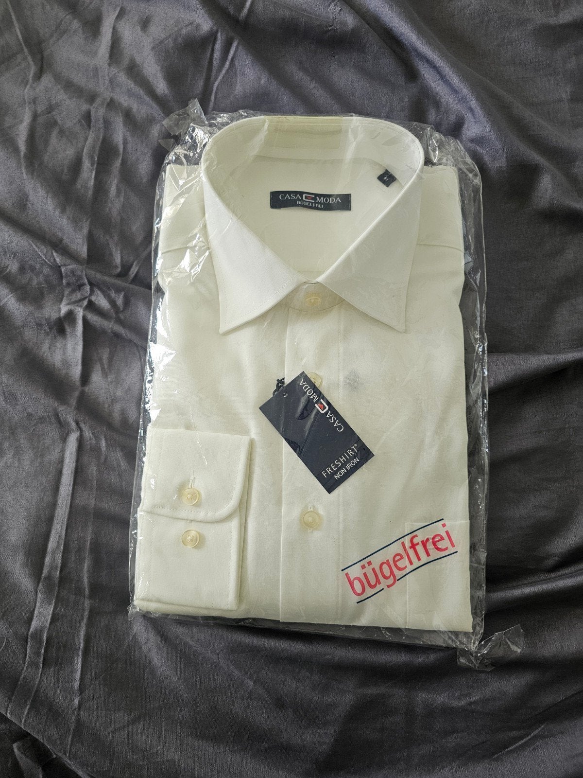 wit overhemd (in verpakking & ongeopend), Kleding | Heren, Overhemden, Ophalen of Verzenden, Nieuw, Wit, Halswijdte 41/42 (L)