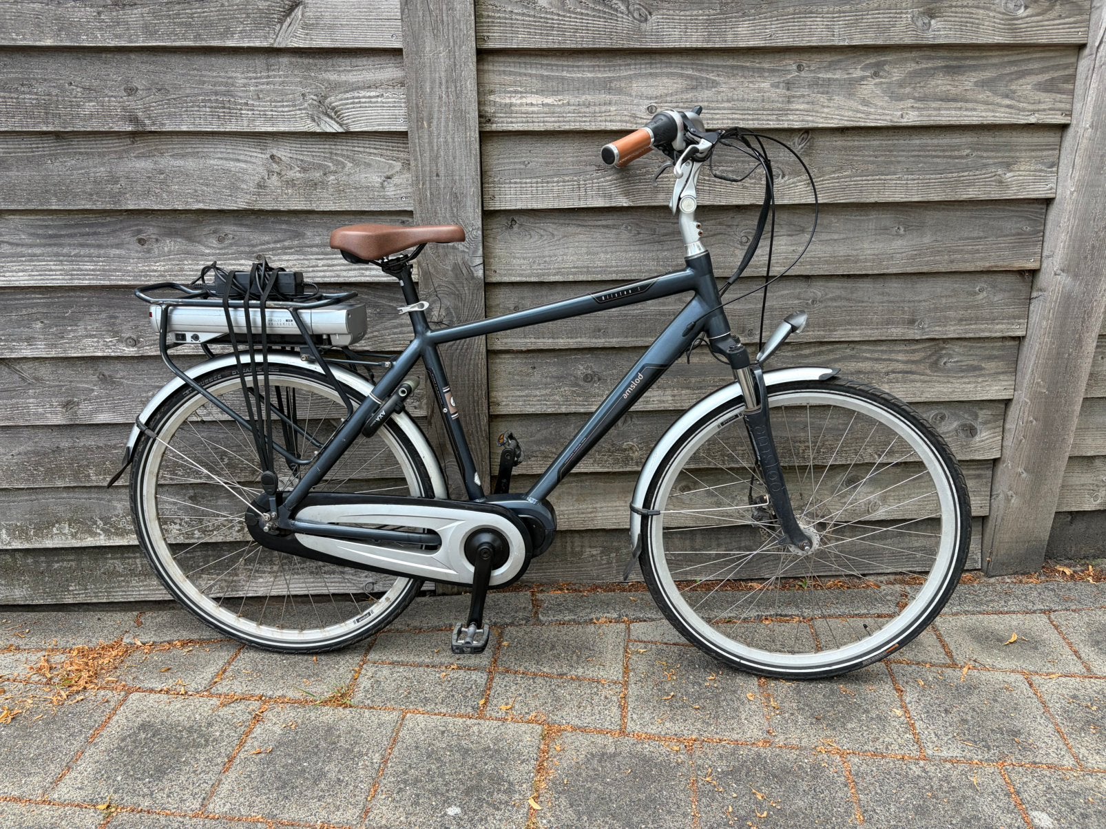 Amslod heren E-Bike. 630 GROTE ACCU! Elektrische herenfiets, Ophalen, Zo goed als nieuw, Overige merken