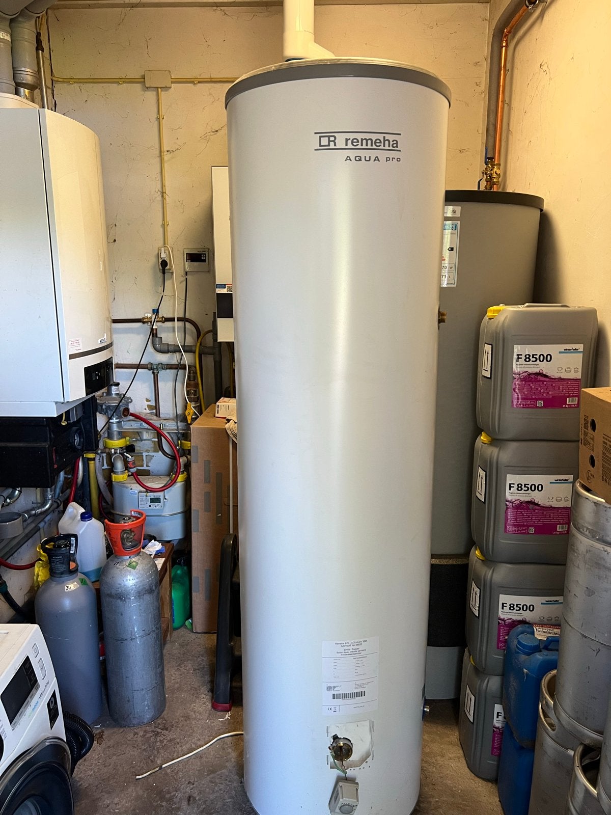 Remeha Aqua Pro 300L boiler - 4 jaar oud, goed werkend, Doe-het-zelf en Verbouw, Geisers en Boilers, Ophalen, Aardgas, 100 liter of meer