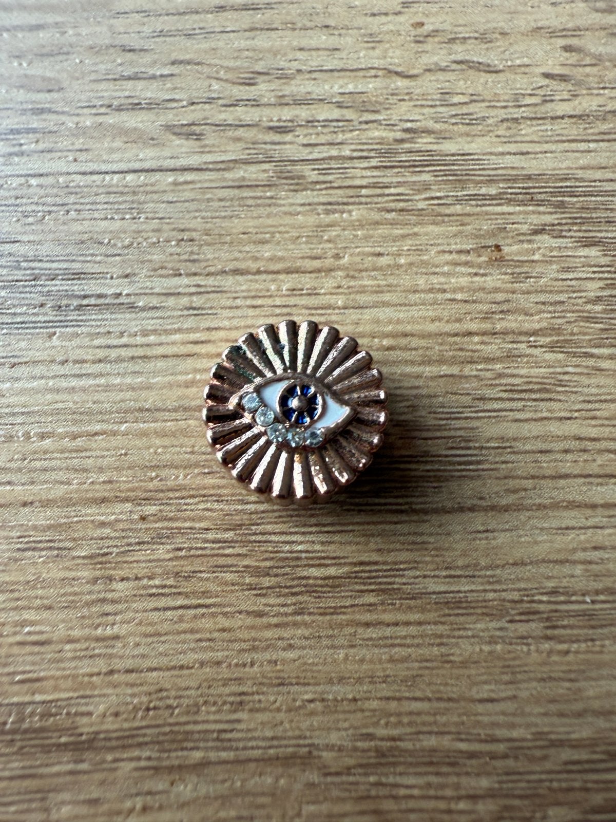 Bedel voor Pandora armband - Oog met strass, Overige materialen, Pandora, Ophalen of Verzenden, Zo goed als nieuw